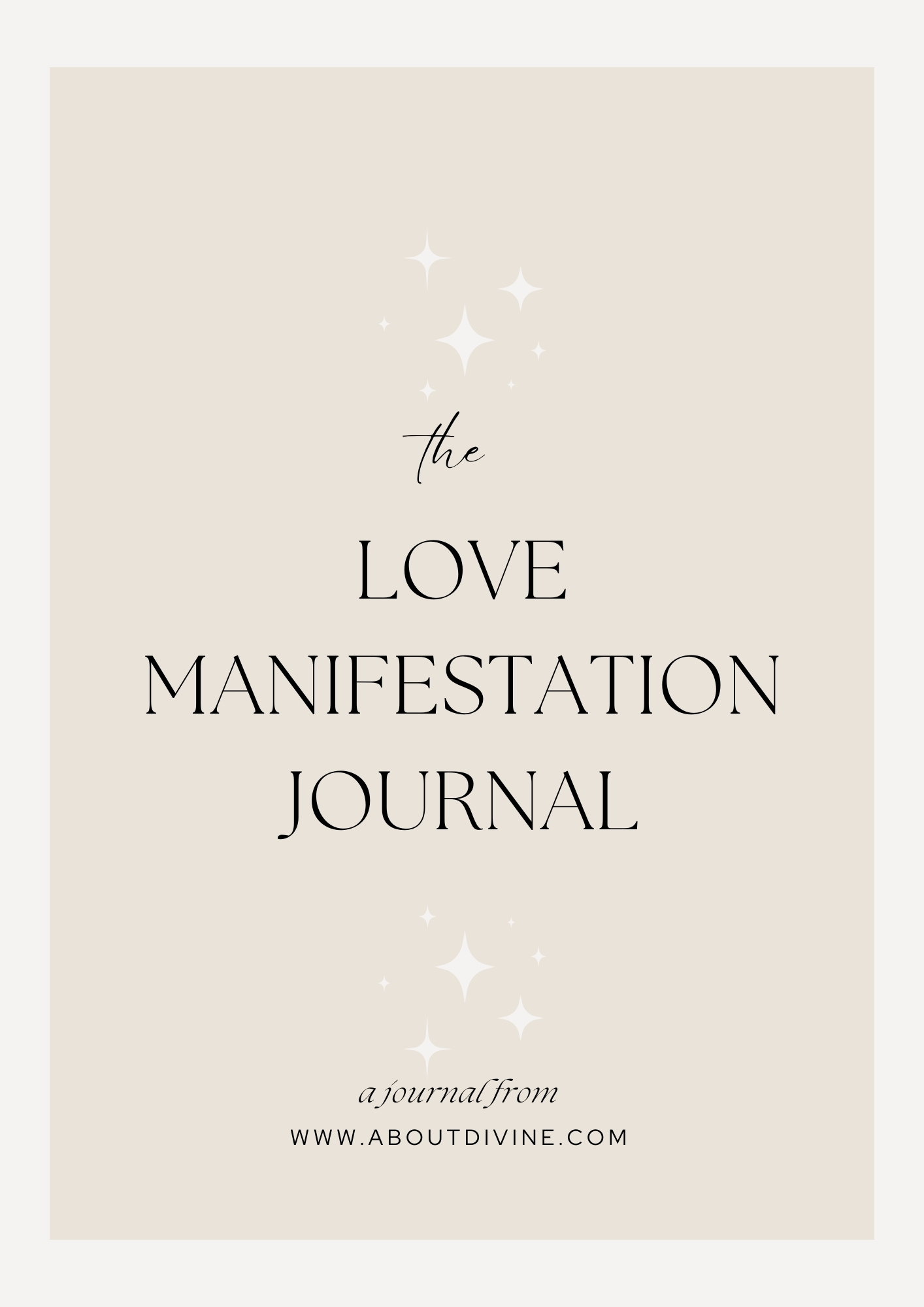 Love Manifestation Journal